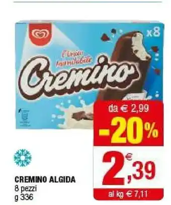 Iperal Algida Cremino L'Unico Inimitabile 336 G(ml) offerta