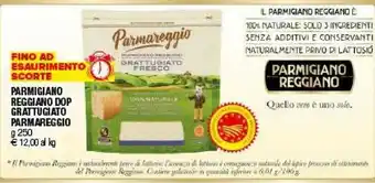 Iperal Parmareggio Reggiano Parmigiano Reggiano Dop Grattugiato offerta