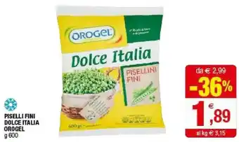 Iperal Orogel Piselli Fini Dolce Italia offerta