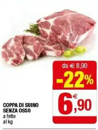 Iperal Coppa Di Suino Senza Osso offerta