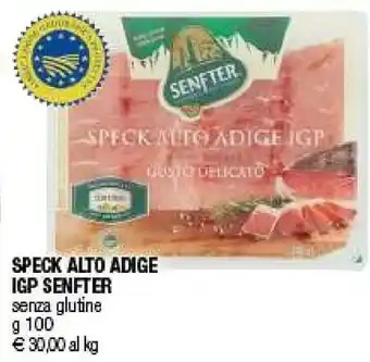 Iperal Senfter Speck Alto Adige IGP Senza Glutine offerta