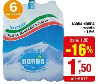 Iperal Norda Acqua offerta