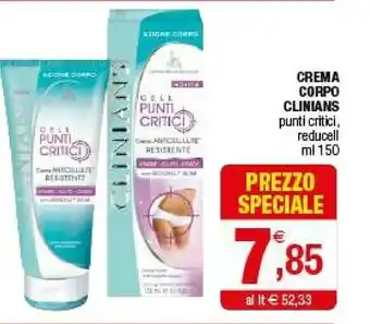 Iperal Clinians Crema Corpo offerta