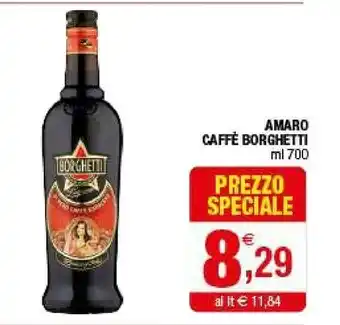 Iperal Caffè Borghetti Amaro offerta