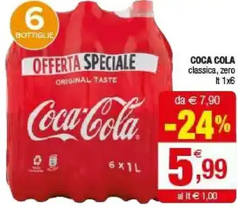 Iperal Coca Cola Classica, Zero offerta