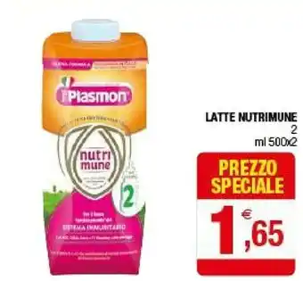 Iperal Plasmon Latte Nutrimune 2 offerta