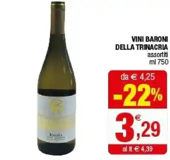 Iperal Baroni Della Trinacria Vini offerta