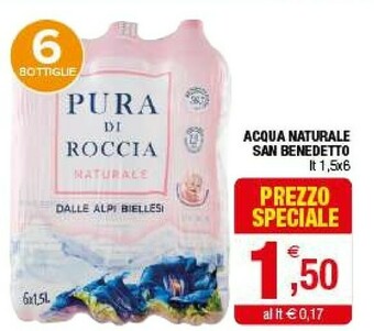 Iperal San Benedetto Acqua Naturale offerta