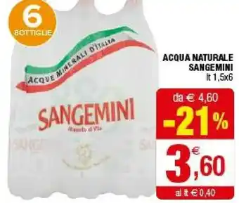 Sangemini Acqua Naturale