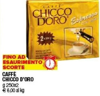 Iperal Chicco D'oro Caffe offerta