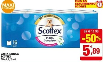 Iperal Scottex Carta Igienica offerta