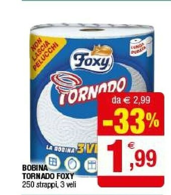Iperal Foxy Bobina Tornado offerta