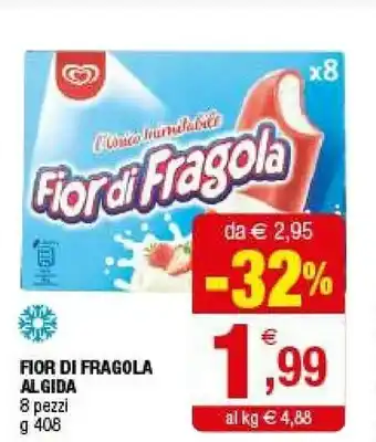 Iperal Algida L'Unico Inimitabile Fior Di Fragola 408 G(ml) offerta