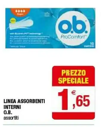 Iperal O.B. Linea Assorbenti Interni offerta
