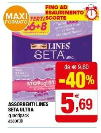 Iperal Lines Assorbenti Seta Ultra offerta