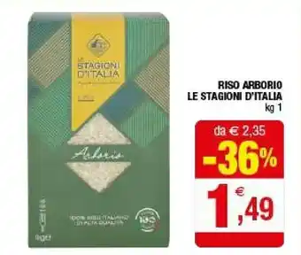 Iperal Le Stagioni D'italia Riso Arborio offerta