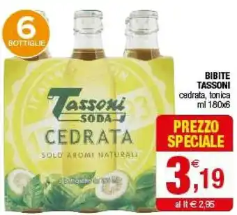 Iperal Tassoni Bibite offerta