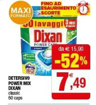 Iperal Dixan Detersivo Power Mix offerta