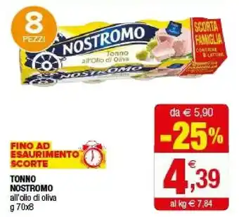 Iperal Nostromo Tonno All Olio Di Oliva offerta