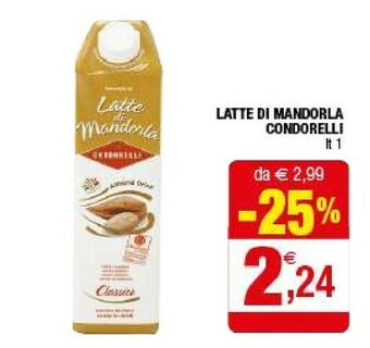 Iperal Condorelli Latte Di Mandorla offerta
