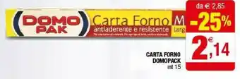 Iperal Domopack Carta Forno offerta