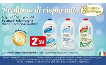 Iperal Spuma Di Sciampagna Detersivo Lavatrice offerta