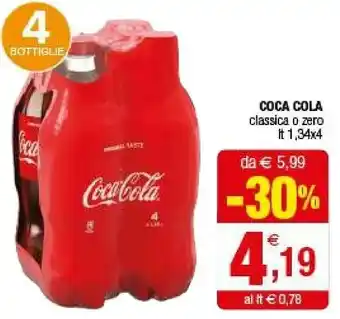 Iperal Coca Cola Classica O Zero offerta