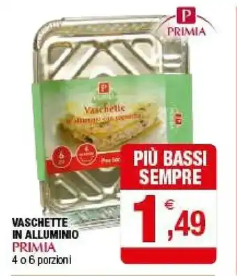 Iperal Primia Vaschette In Alluminio offerta