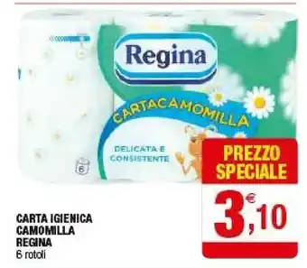 Iperal Regina Carta Igienica Camomilla offerta