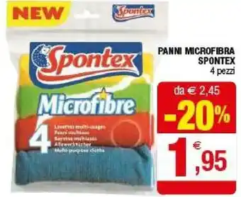 Iperal Spontex Panni Microfibra offerta