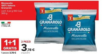 Carrefour Market Granarolo Mozzarella Italiana offerta
