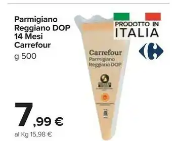Carrefour Market Parmigiano Reggiano Dop 14 Mesi offerta