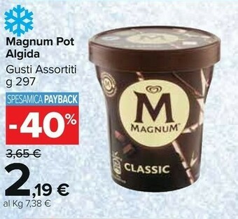 Carrefour Market Algida Magnum Pot offerta
