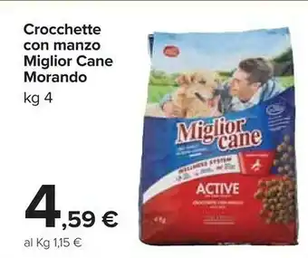 Carrefour Market Morando Miglior Cane Crocchette Con Manzo offerta