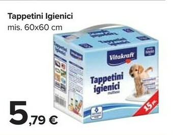 Carrefour Market Vitakraft Tappetini Igienici offerta