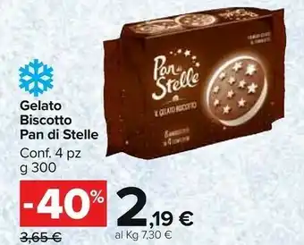 Carrefour Market Gelato Biscotto Pan Di Stelle offerta