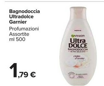 Carrefour Market Garnier Bagnodoccia Ultradolce offerta