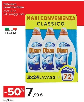 Carrefour Market Dixan Detersivo Lavatrice offerta