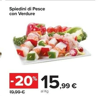 Carrefour Market Carrefour Spiedini Di Pesce Con Verdure offerta