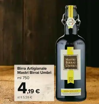 Carrefour Market Mastri birrai umbri Birra Artigianale offerta