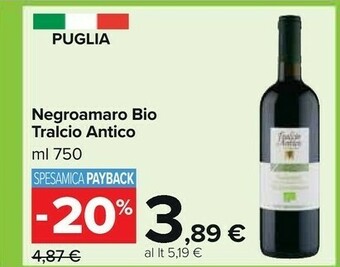 Tralcio antico Negroamaro Bio