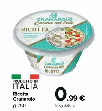 Carrefour Market Granarolo Ricotta 250 G(ml) offerta