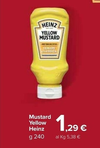 Carrefour Heinz Yellow Mustard 240 G(ml) offerta