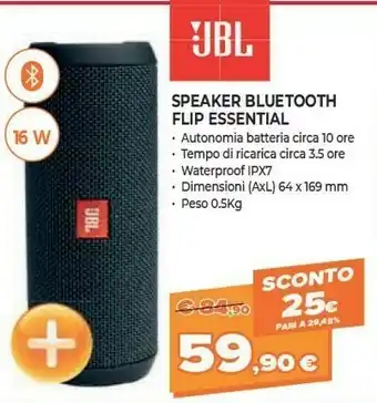 Expert Jbl Speaker Bluetooth Flip Essential offerta