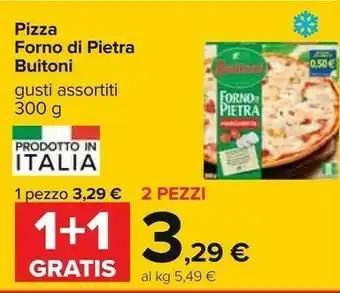 Carrefour Buitoni Pizza Margherita Forno Di Pietra 300 G offerta