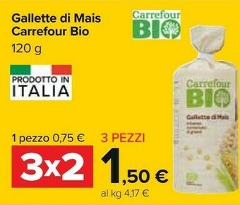 Carrefour Carrefour - Gallette Di Mais Bio offerta