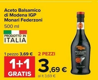 Monari federzoni Aceto Balsamico Di Modena IGP 500 G(ml)