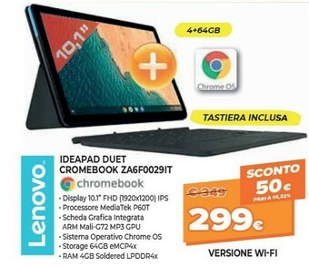Expert Lenovo Ideapad Duet Chromebook ZA6F0029IT offerta