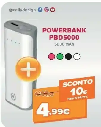 Celly Powerbank PBD5000