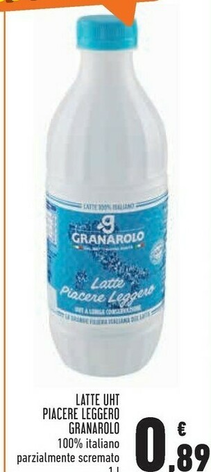 Conad Superstore Granarolo Piacere Leggero Latte UHT Parzialmente Scremato 1000 G(ml) offerta